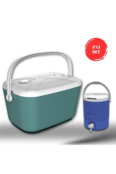 Kale Termos Buzluk Termos Set-30 Lt Buzzy Buzluk Termos (1178 Cooler Box)+ +6.5 Lt Erciyes Piknik Termos (1403