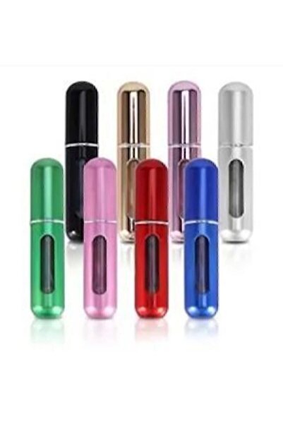 PIRISA 10 adet Karma Renk Taşınabilir Cep Mini Parfüm Şişesi Doldur Taşıma Ko...