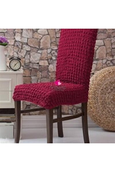 Delfine Set 6 huse scaune, elastice si creponate, fara volane