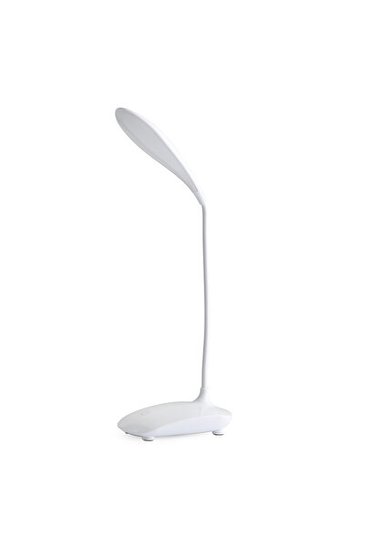MRG Flexible LED Desk Lamp MXC018, USB, Touch, Cool White, 18 Led, White