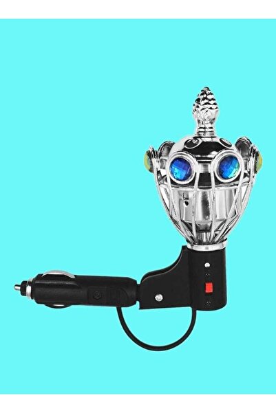 hybridonlinestore 3XR Car Crown Design Air Freshener with LED Light & Plug-in Power