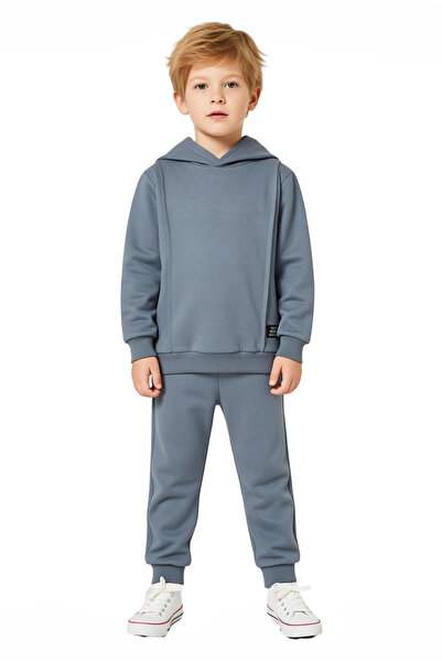 PayBuy Boys' Hooded Sweatshirt and Sweatpants Two-Piece Set Comfortable Casual Wear Good Quality