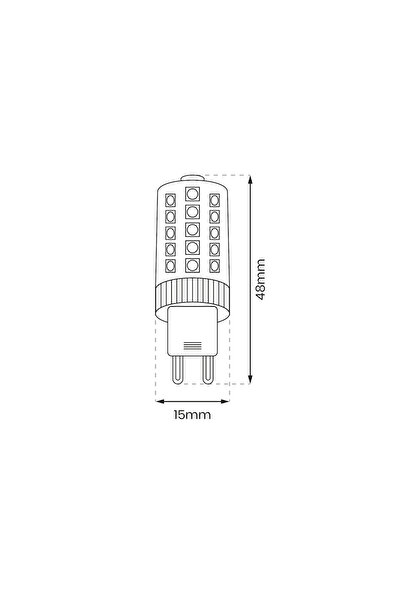 Other 3.5W G9 LED bulb. Color: Neutral