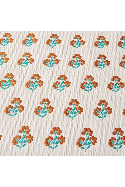 MATMEL Soft Buttercup Jacquard Double Bedspread Set - Orange