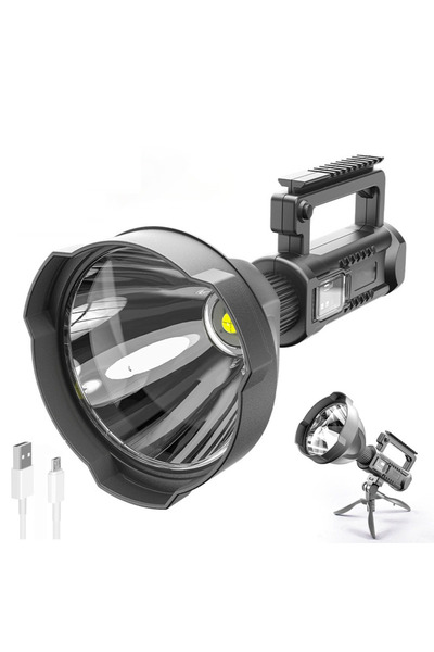 MRG MTD888 Rechargeable Flashlight with Tripod