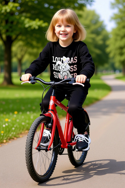 PayBuy Girl's Cute Teddy Bear Printed Cotton Thin Tracksuit Set Quality Stylish Comfortable