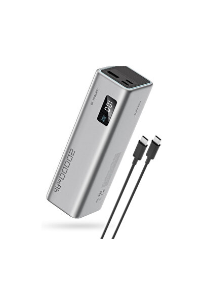 15 SE Powerbank 20000 mAh 85 W PD3.1 Hızlı Şarj | 3 Port LED Ekranlı Laptop, iPhone Uyumlu