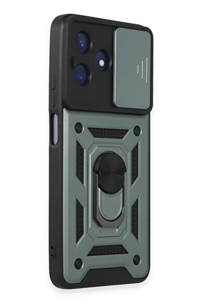 NewFace Nrzsnt Realme C53 Case Pars Silicone with Lens Ring (214254) - Green