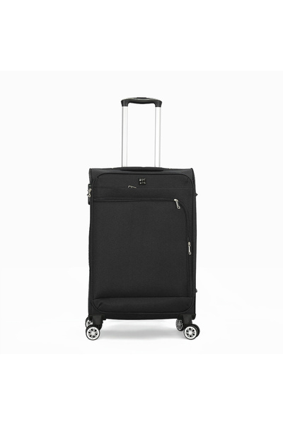 Generic 3-Piece Softside Luggage Set (Black)