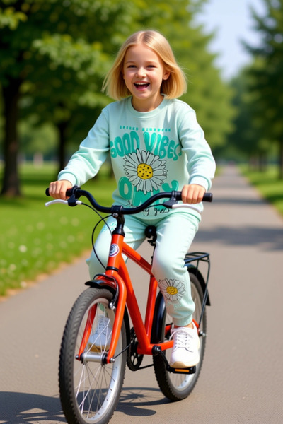 PayBuy Girls' Cotton Comfortable Pajama Set Floral Design and Comfortable Wear Quality Stylish Casual