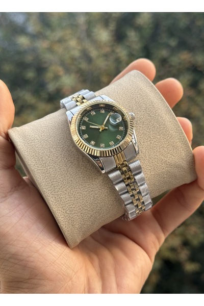 Tulpar Premium Series Steel Band Calendar Trend Model Women's Wristwatch