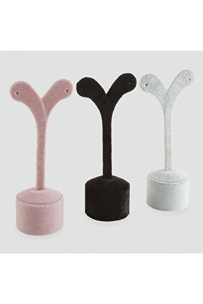 ZERO LAND Nrzsnt Golf Anfora Fabric Covered (221650) Earring Stand-Grey