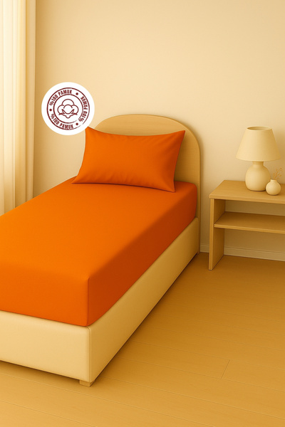 sutra طقم ملاءة سرير مرنة من الساتان القطني 100%