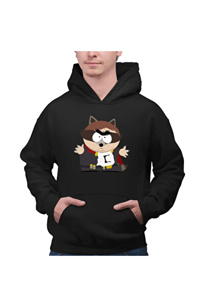 OEM Ανδρικό Φούτερ με Κουκούλα South Park The Coon Raton Cartman