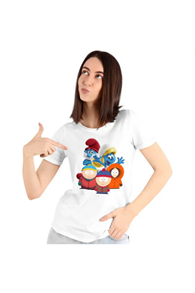 OEM Tricou Femei South Park Strumfii Papa Strumf Strumfita