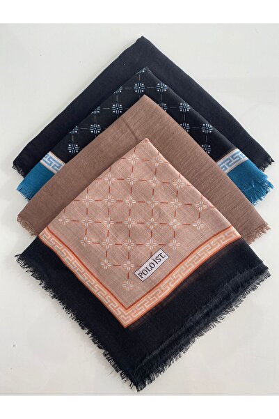 poloist 4 Mixed Patterned Cheesecloth Writing