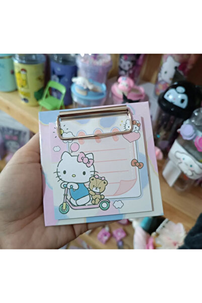 synshop Hello Kitty Cat Secretary Note Paper Block Note Memo Pad Cube Note School Office Necessities Gift