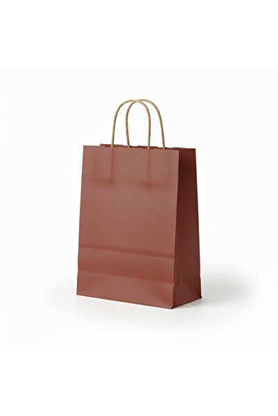 Ta-Fu Global 25x12x31 Saci de carton colorat 25 buc PORTOCALIU DESCHIS