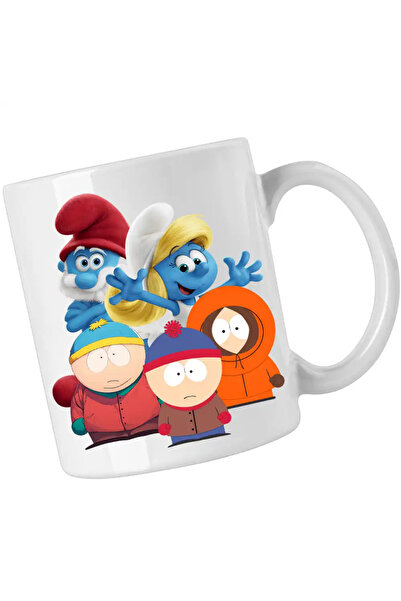 OEM Mug South Park Smurfs Papa Smurf Smurfette