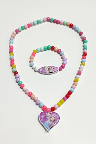 ZERO LAND Nrzsnt Çzgflm Beads Kids (123812) Set Necklace-Colorful