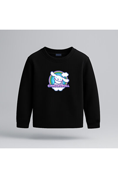 BLITZIST Tricou cu mânecă lungă pentru fete cu imprimeu Cinnamoroll (4-13 ani)
