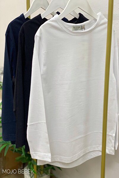 woorage cuties تيشيرت أساسي للصبي من ووراج مقصوص بالليزر 0360 أبيض