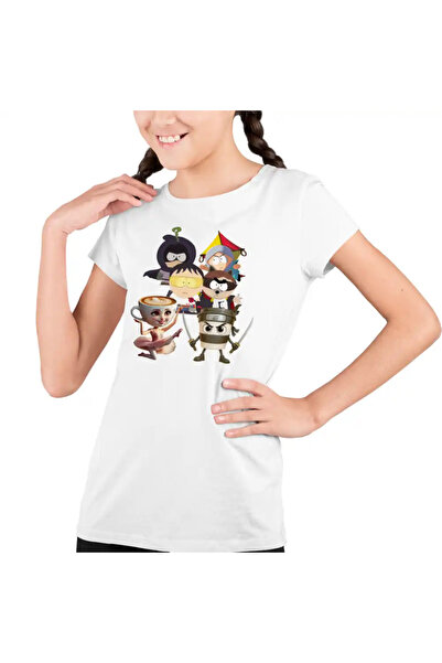 OEM Tricou Copii Fete South Park Capucino Asasino Capucina Italia