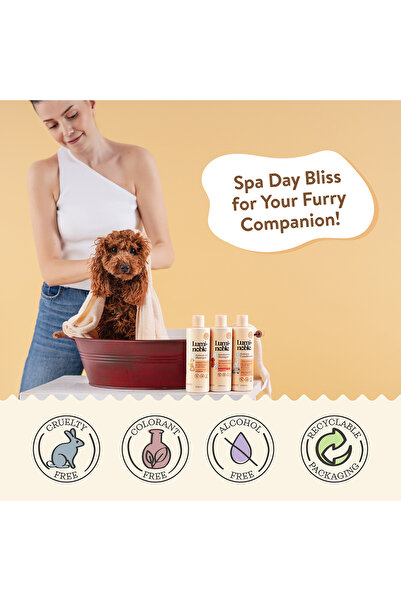 Luminoble Sampon Prebiotic pentru Caini si Pisici cu Extract de Ovaz si Aloe Vera, Lumi-Noble, 473 ml