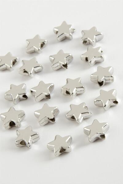 teknodayım Nrzsnt 0,8 mm Star Spacer 1 (125442) Piece-Silver Color