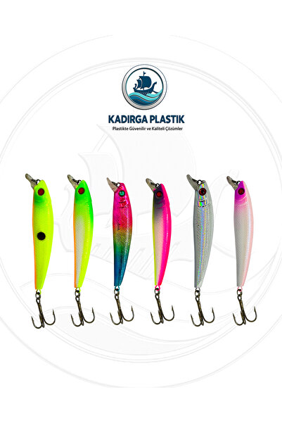 KADIRGA TİCARET 6'lı Phantom 7.5 Cm, 5.5 Gram, Suni Yem, Lures, Rapala, Suni Yem, Maket Balık, Kurşun Arkası