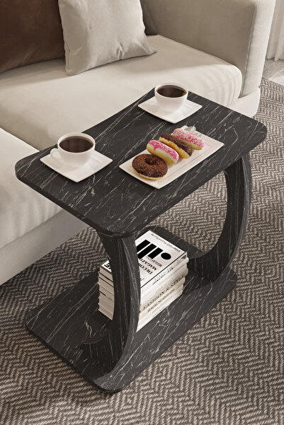 interGO C Ayaklı Yan SehpaLaptop Sehpası, Koltuk Sehpası, Kahvaltı Masası, Çalışma Sehpası