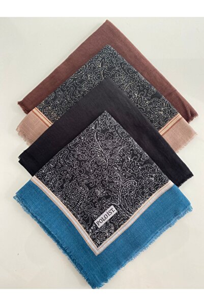 poloist 4 Mixed Patterned Cheesecloth Writing