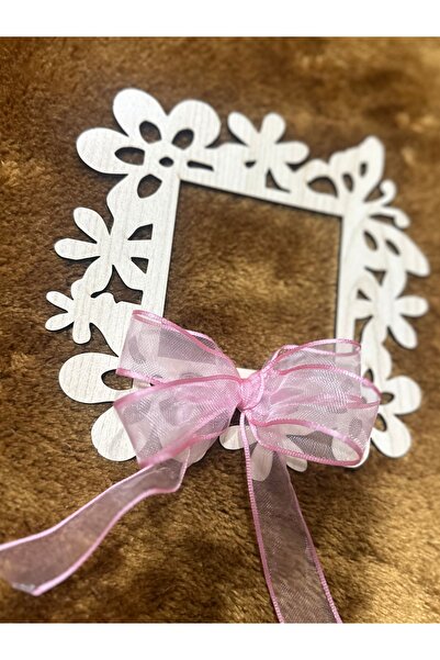 Marrone Pink Ribbon Socket Frame Bell Ornament