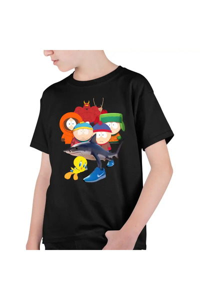 OEM Tricou Copii Baieti South Park Tweety Tralalero Tralala Brainrot Diavol Brainrot Italian