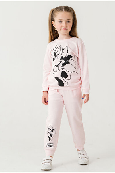 Chicsy Baby Kız Çocuk Minnie Mouse Baskılı Mevsimlik Eşofman Takımı 2-3-4-5-6...