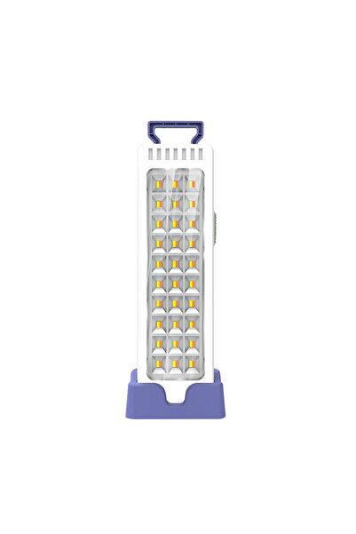 MRG Lampa Led Solar 30W MGD6930S , 60 LED SMD, ,Acumulator, USB, Alb