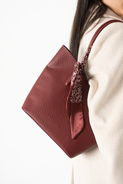 By Hakan Tn-208 Geantă de umăr pentru femei Geantă de mână Geantă de umăr zilnică MAROON