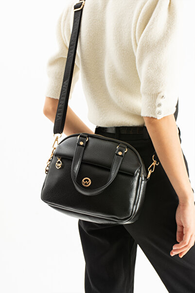 By Hakan Tn-209 Geantă de umăr pentru femei Geantă de mână Geantă de cruce NEGRU