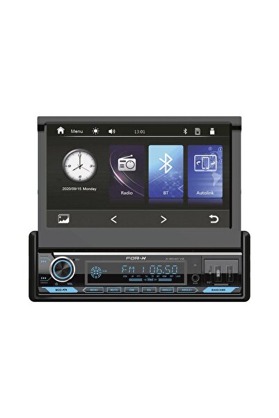For-X X-9040v3-7''HD -BT5.0-USB-FM-MP3-HIZLI ŞARZ-KABLOSUZ CARPLAY-4X60W-KAME...