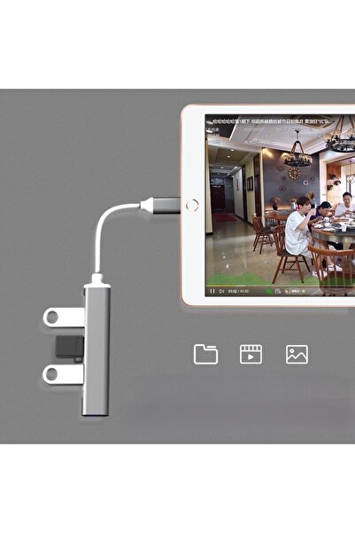 MRG Adaptor Hub USB Type-C MGL232, 4x USB, USB 3.0, Multiport 4 in 1