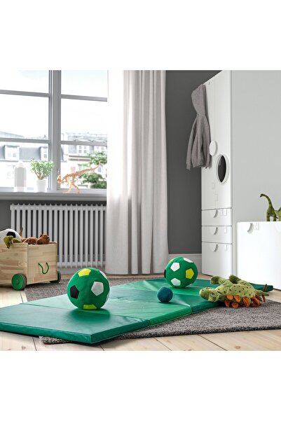 IKEA PLUFSIG Folding gym mat, green, 78 x 185 cm