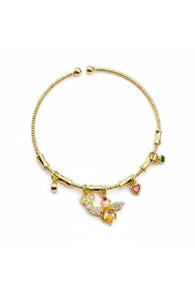 Bluw Jewelry Charmlı Bileklik Yıldız, Kalp, Kedi, Fil, Çiçek