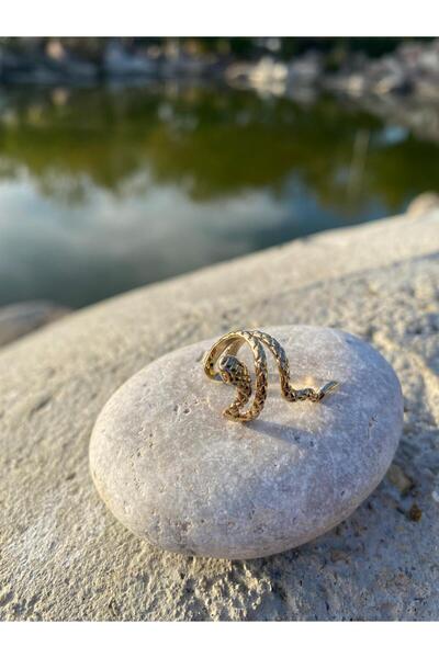 milayk Gold Snake Earcuff Minimal