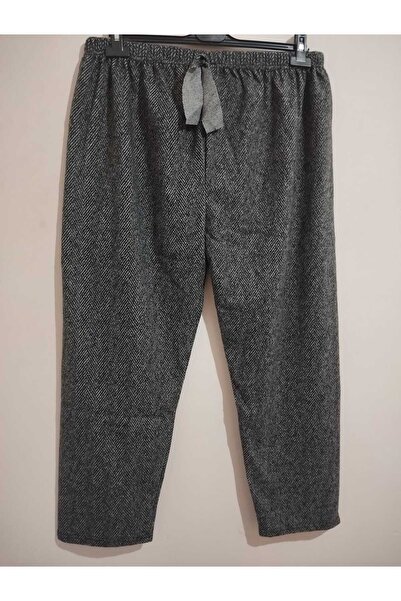 anne moda ankara Winter, Cashmere Fabric, High Waist, Elastic, Straight Wide Leg Pants