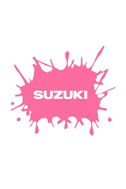 Oracal Sticker pata scris Suzuki, 20cm, roz