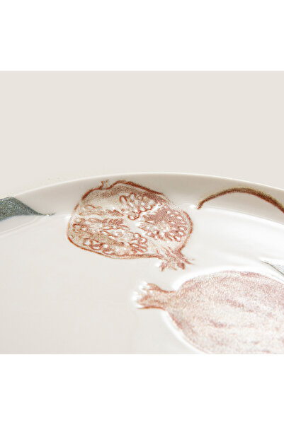 Chakra Pomegranate PASTA TABAĞI 21 CM Natural