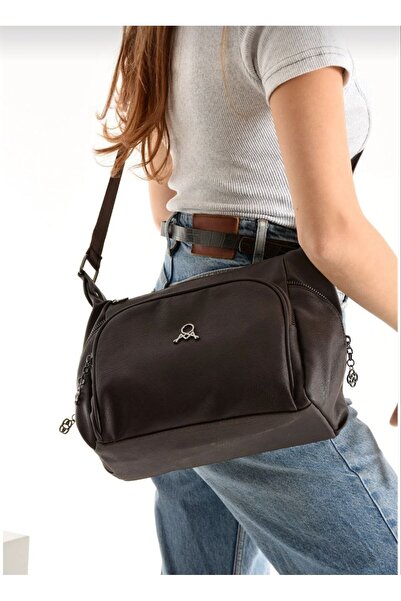 MEGA ÇANTA Mega Polo Club of Colors Soft Faux Leather Multi-Compartment Shoulder Bag