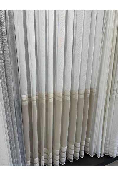 taşpınar tekstil ÇİFT RENKLİ VİZON TÜL PERDE