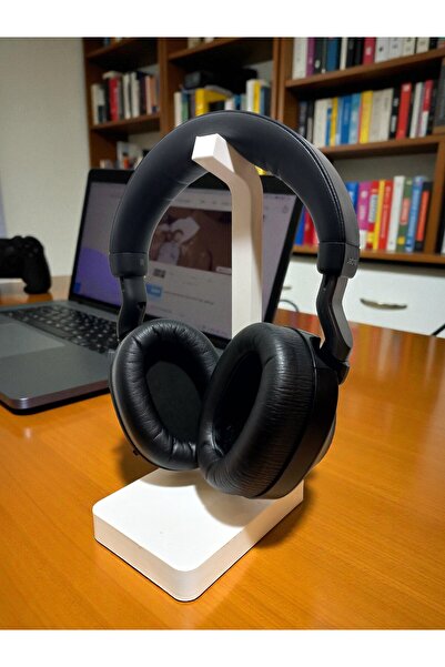 Mescolare Kulaküstü Kulaklık Stand Beyaz 3D Modern Şık Hediye Fikri