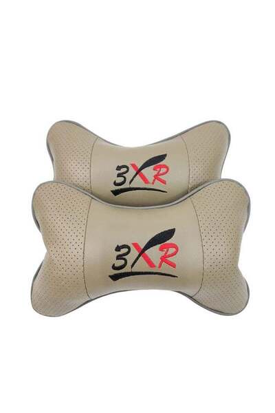 3XR 2 Piece Car Seat Neck Rest Headrest Support Safety Cushion